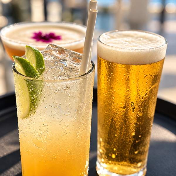 Outdoor waterfront dining at Rockpool Pavilion