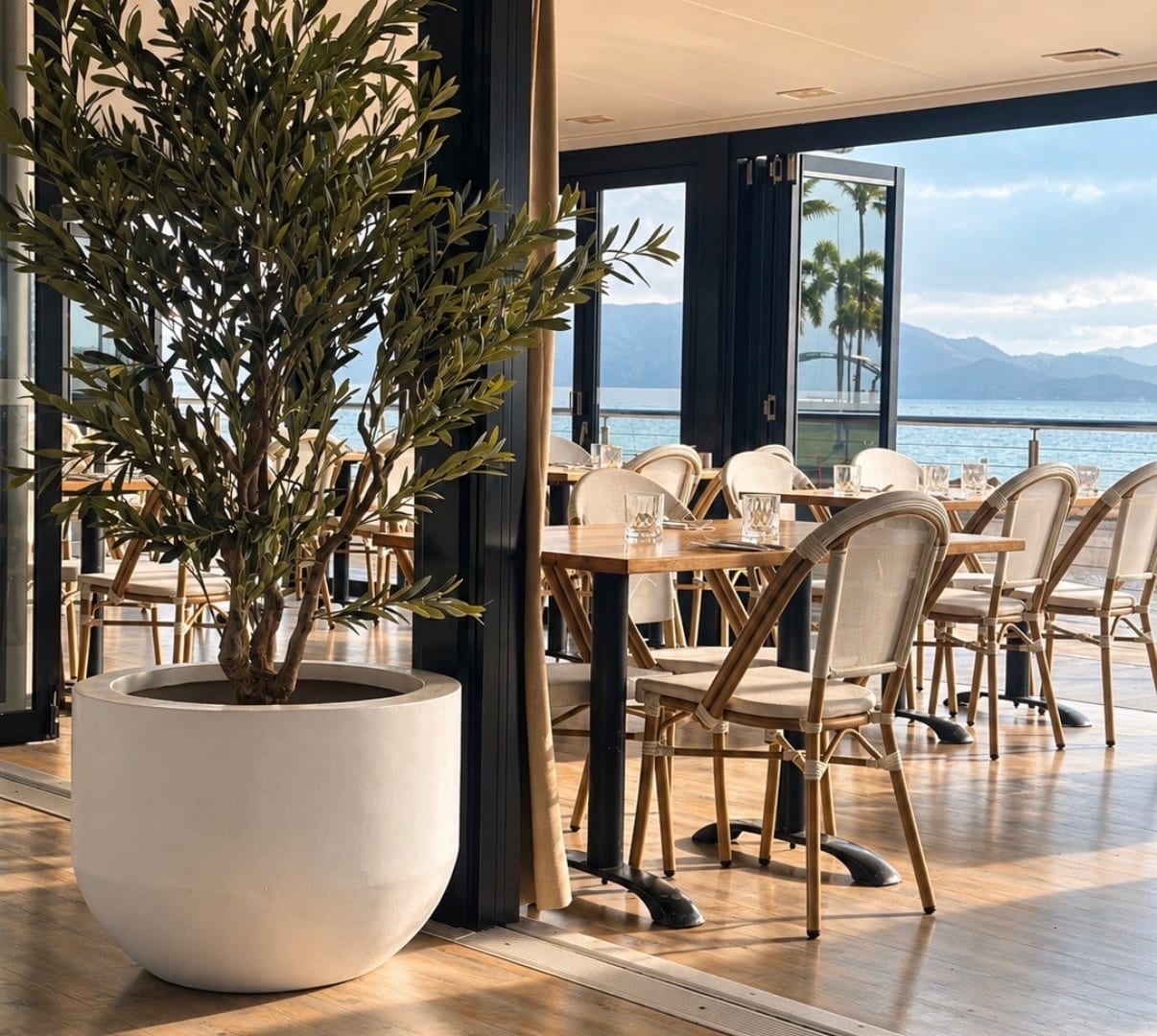 Rockpool Pavilion dining room