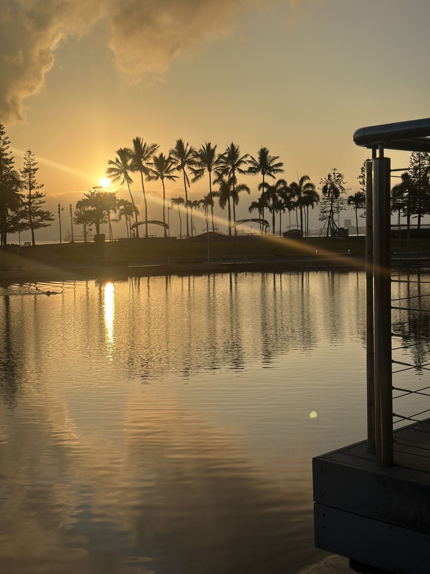 Rockpool Pavilion tropical waterfront
